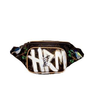 NOT LV! but Real HRM!  graffiti art by designer HRM street style meets luxury